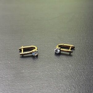 Pura Vida Demi Fine 18K Gold-Plates Earrings with Hypoallergenic Sterling Silver